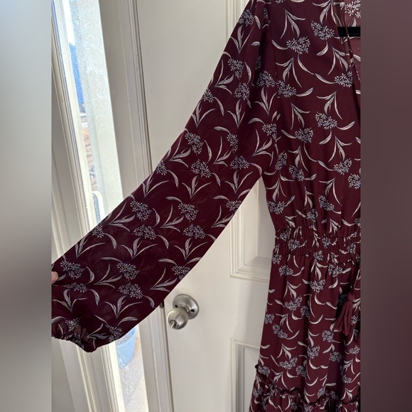 Roolee Maxi Tiered Long Sleeve Dress Size Small - Picture 2 of 8